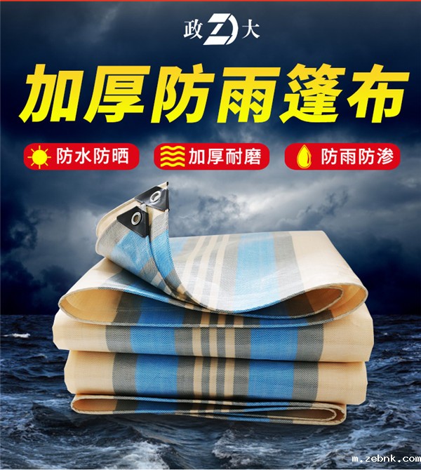 超越蓝防雨篷布